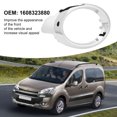 thumbnail image 3 of Front Bumper Fog Light Trim Cover ABS Chrome Enhanced Protection 1608323880 for Berlingo Multispace 2012-2015 Fog Lamp Trim Cover, 3 of 7