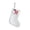 H, variant on Decorative Knitted Socks Socks Embroidery Letters Children's Candy Bag White Christmas Socks Bag Swing Ornament Stained Glass Birds Small Clear Beads Roll Garland Outdoor Summer Penguin Swing Car