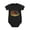 Black, variant on Beetle Wrestling On Watermelon Rind Baby Bodysuit, 100% Cotton Short Sleeve Snap Romper, 0-12 Months