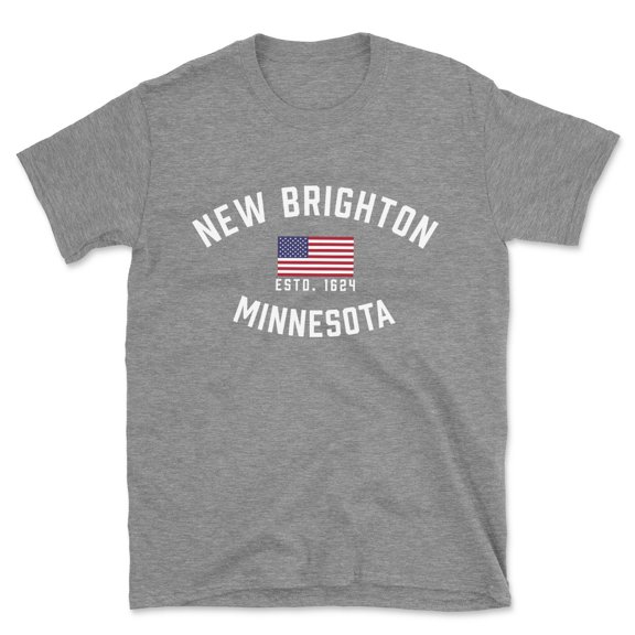 New Brighton Minnesota Patriot Men's Cotton T-Shirt