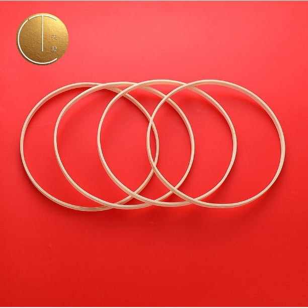 Atrapasueños de bambú con forma de anillo, linterna, bordado en cruz, herramientas para cobertizo, marco de anillo de bordado de bambú redondo, disco manual