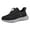 Black, variant on Ladies Slip On Sneakers for Casual Outings & Hangouts Casual Walking Shoes Soft Sole Lightweight Comfortable Athletic Sneakers For Travel Outdoor Jogging Everyday Wear