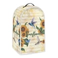 thumbnail image 2 of HELLHERO Foldable Food Processor Cover with Bumblebee Sunflower & Handle 15.94"H x 9.45"L x 7.28"W, 2 of 5