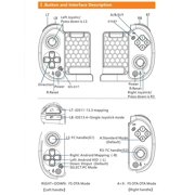 Mocute 061 Wireless Gamepad Wireless Left Right Split Game Controller Bluetooth Gaming Joystick for Android for IOS for PC