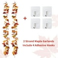 thumbnail image 3 of Coolmade 2 Pack Fall Garland Maple Leaf 5.9ft/Piece 7 Colors, 3 of 7