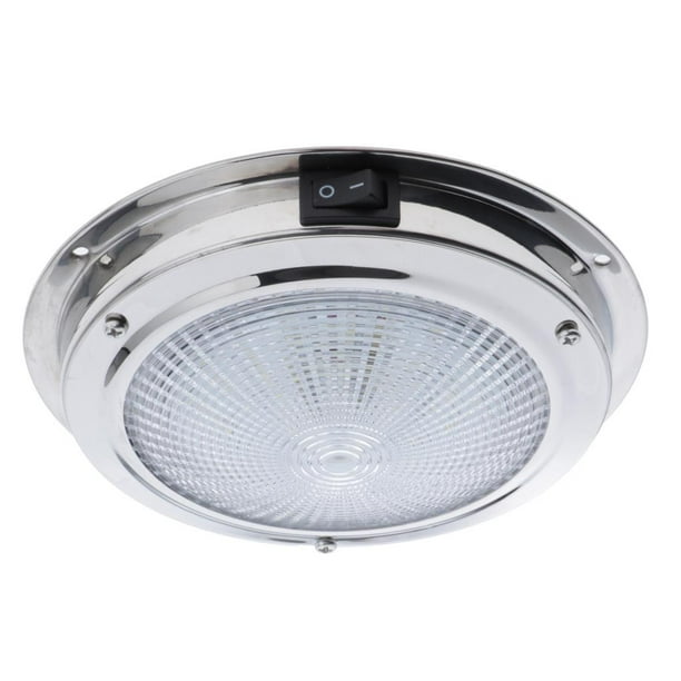 Lámpara de tejado de de de material acero Inoxidable de 12 V 5.5 Pulgadas shamjiam Luz de techo interior de techo