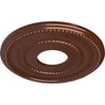 thumbnail image 3 of Ekena Millwork 12 1/8"OD x 3 5/8"ID x 3/4"P Valeriano Ceiling Medallion (Fits Canopies up to 6 1/4"), Hand-Painted Copper Penny, 3 of 6