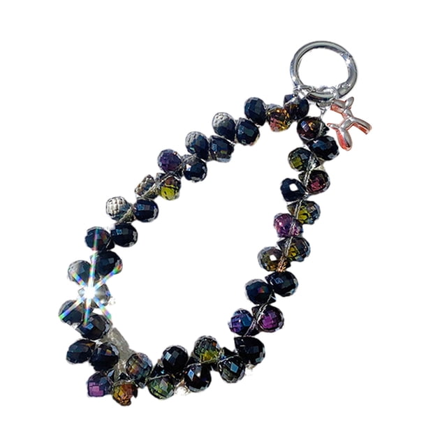 Correa de teléfono de cristal sintético brillante, correa de muñeca para teléfono, cordón con dije brillante y ranura para tarjetas, accesorio de moda, regalo para niñas, mejores amigas