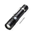 thumbnail image 3 of Linterna de aleación de aluminio USB 3 engranajes impermeable telescópico Zoom antorcha de emergencia Wdftyju Para estrenar, 3 of 3