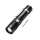 thumbnail image 3 of Lámpara Linterna de aleación de aluminio USB 3 engranajes impermeable telescópico Zoom antorcha de emergencia, 3 of 4
