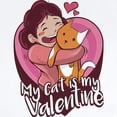 thumbnail image 2 of CafePress - My Cat Is My Valentine Body Suit - Baby Light Bodysuit, Size Newborn - 24 Months, 2 of 4