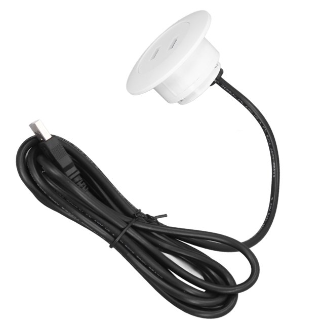 Sofa USB Charging Socket, Intelligent Charging, Circuit Protection for Home Use, Dual USB Ports, ABS Material