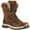 Cognac/Green, variant on Women's Majesta Luxe Waterproof Side-Zipped Lacer Snow Boots, Brown, Size 10 (M)