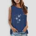 thumbnail image 2 of adviicd Womens Camisole Tank Tops Womens Sleeveless V Neck Workout Tops Cute Racerback Tank Tops Summer Clothes Navy,S, 2 of 5