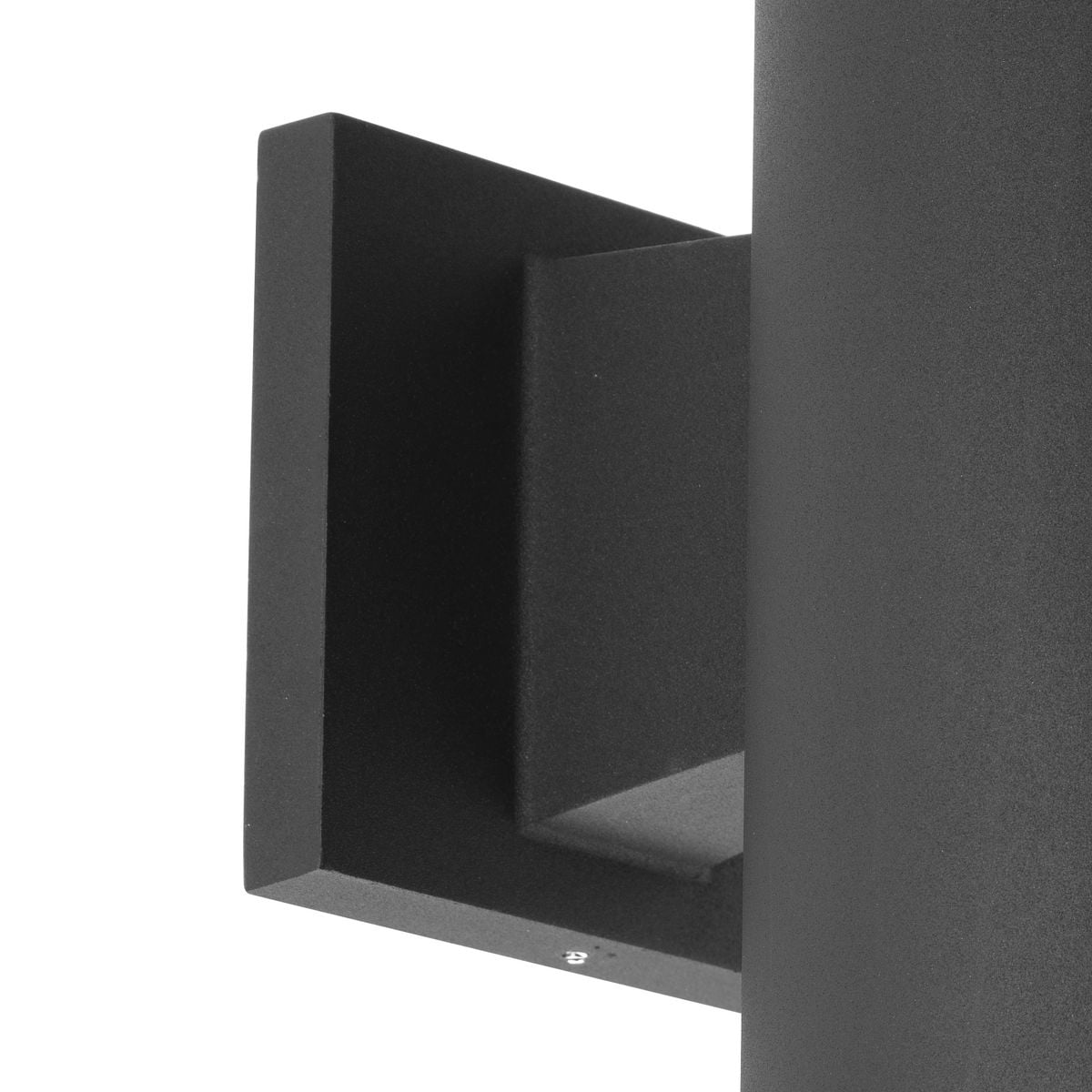 Progress Lighting Cylinder Collection Black Incandescent 2 Light up/down Modern Outdoor Wall Light
