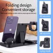  Wireless Charging,Stand with Cable and Charger Magnetic,wireless fast charging base, multifunctional interface charger