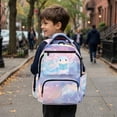 thumbnail image 4 of Aplkyhs Adorable Backpack Lightweight Casual School Bookbag for Kids 9-12 Water Resistant with Padded Straps for Daily Use Galaxy Axolotl, 4 of 7