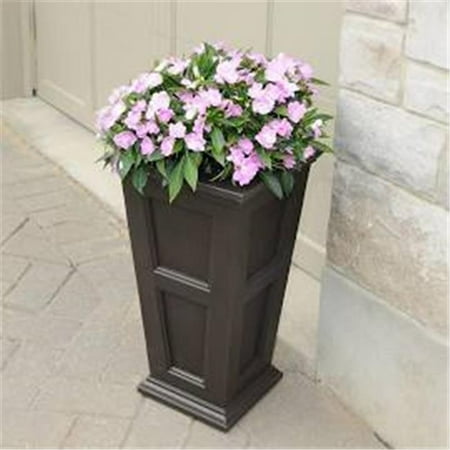Fairfield Tall Planter - Espresso