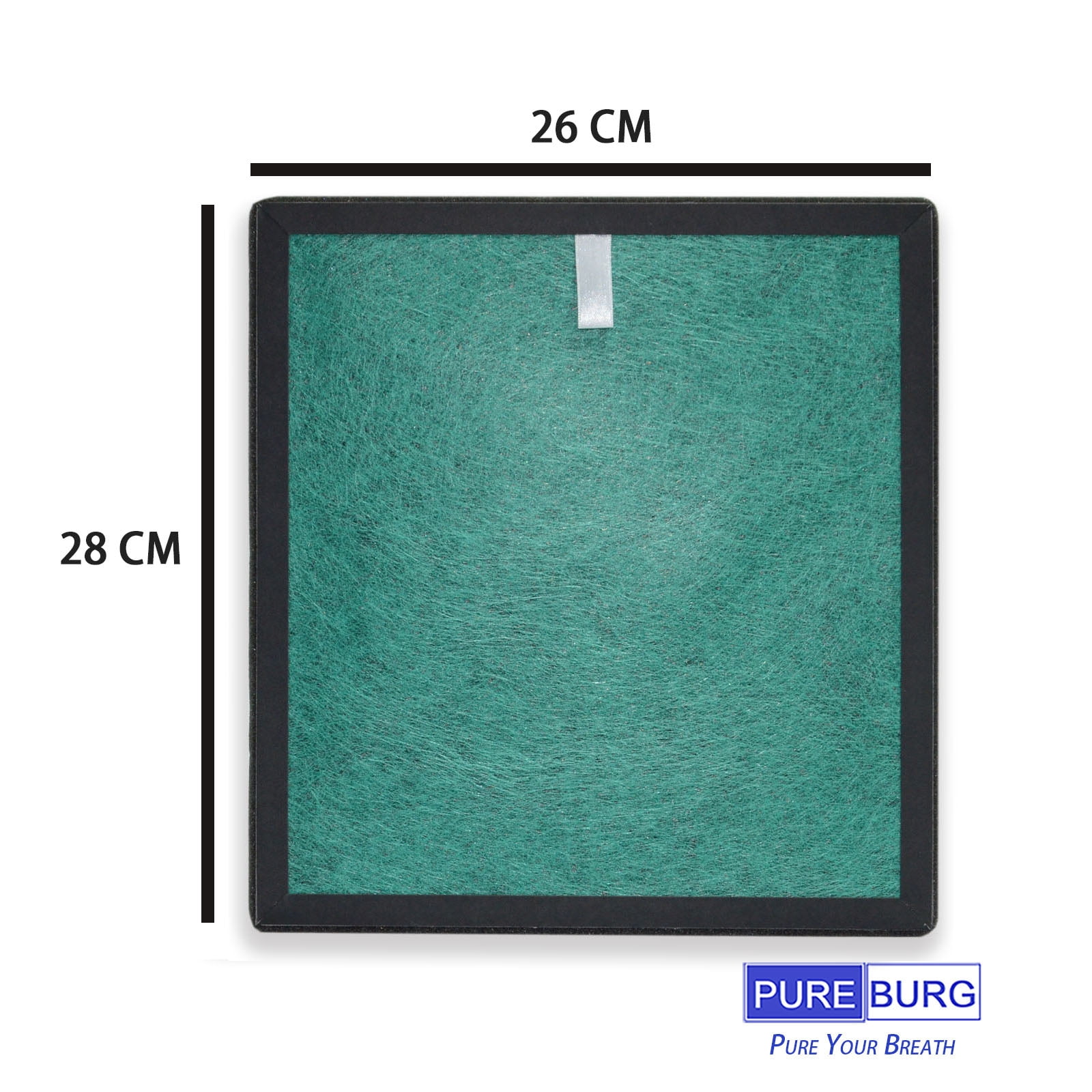 PUREBURG A3B Replacement True HEPA Filters Compatible with Olansi KJ200-A3B , Elechomes A3B, A3B WiFi Air Purifier, Also Compatible with Habitat 280a(e) Air Purifier, 2-Pack