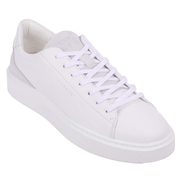 Lavair Baskets en Cuir Logo Luna pour Hommes
