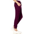 thumbnail image 5 of MediChic Womens Scrub Joggers 4-Way Stretch Anti-Wrinkle Moisture-Wicking Elastic Waistband Four Pocket Jogger Pants, 5 of 6