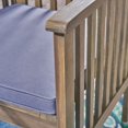 thumbnail image 5 of Christopher Knight Home Casa Outdoor 2-Seater 28" Round Acacia Wood Bistro Set with X-Legs by  Gray Finish + Dark Gray, 5 of 5