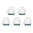 thumbnail image 1 of VGEBY Type‑C Adapter,Type‑C To USB2.0 Adapter,5Pcs Type‑C Male To USB2.0 OTG Adapter Portable Data Converter Computer Accessory, 1 of 8