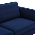thumbnail image 3 of Modway Kaiya Performance Velvet Sofa with Metal Leg - Midnight Blue, 3 of 10