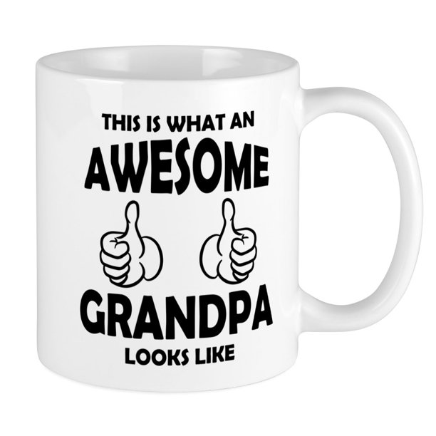 Cafepress Awesome Grandpa Looks Like Mugs Unique Coffee Mug Coffee Cup Cafepress Walmart 