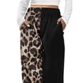 thumbnail image 3 of DYMADE Women Plus Size Casual Printed High Waist Sports Jogging Wide Legs Pants, 3 of 4