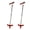 Red, variant on Exquisite Alloy Miniature Microphone Model Figure 1/12 Doll House Decoration With Fine Detail For Doll House Enthusiasts