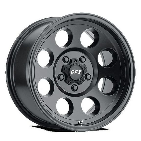 G-FX TR-16 16x8.5 -6 Matte Black Wheel Rim 8x165.1 (QTY 1) T16 685-8165N6 MB