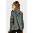 thumbnail image 4 of Sofra Women's Lightweight Cotton Jersey Jogger Pants and Zip-UP Hoodie Jacket Sets, 4 of 7