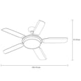 thumbnail image 3 of Ventilador de Techo MASTERFAN  MEROPE 52" CHOCOLATE, 3 of 5