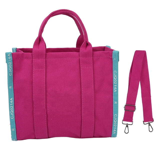 Bolso de lona con letras, bolso de lona para mujer, bolso de lona vintage para mujer, bolso de lona con letras, rendimiento lleno de energía
