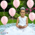 thumbnail image 6 of PMU 11 Inches Round Pearl Pink Baptism Dove Latex Balloon Pkg/12, 6 of 6