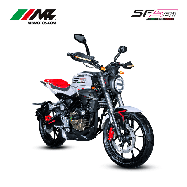 Motocicleta Deportiva MB Motos SF 501 300cc Blanco 2025