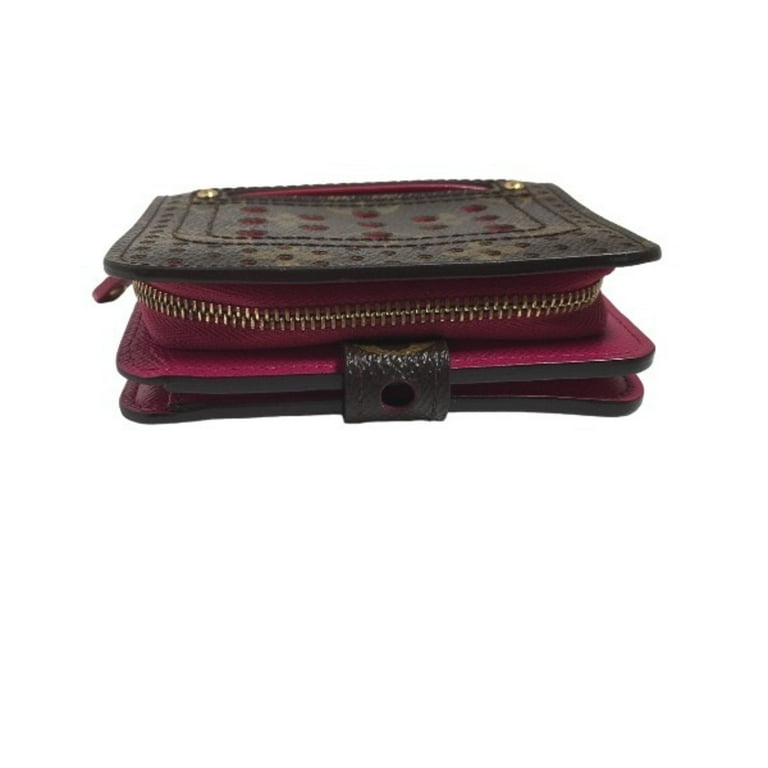 Pre-Owned LOUIS VUITTON Round Zipper Monogram Perfot Bifold Wallet