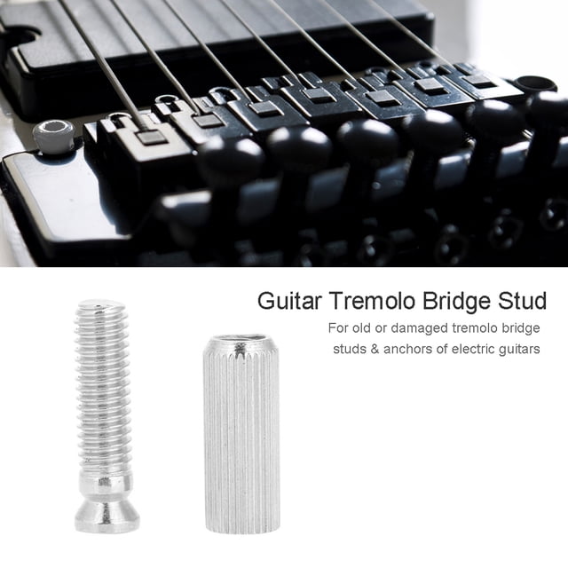 2 Pernos De Puente De Trémolo, Perno De Anclaje De Trémolo De Guitarra Ajustable De Cobre Y Zinc Con Opciones De Altura Para Guitarra Eléctrica