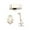 Nickel Blanc, variante sur GROWTH TANK Serrure de Porte d'Armoire 3 Pcs Design Antique Serrure de Meuble pour Tiroirs Armoire Nickel Blanc