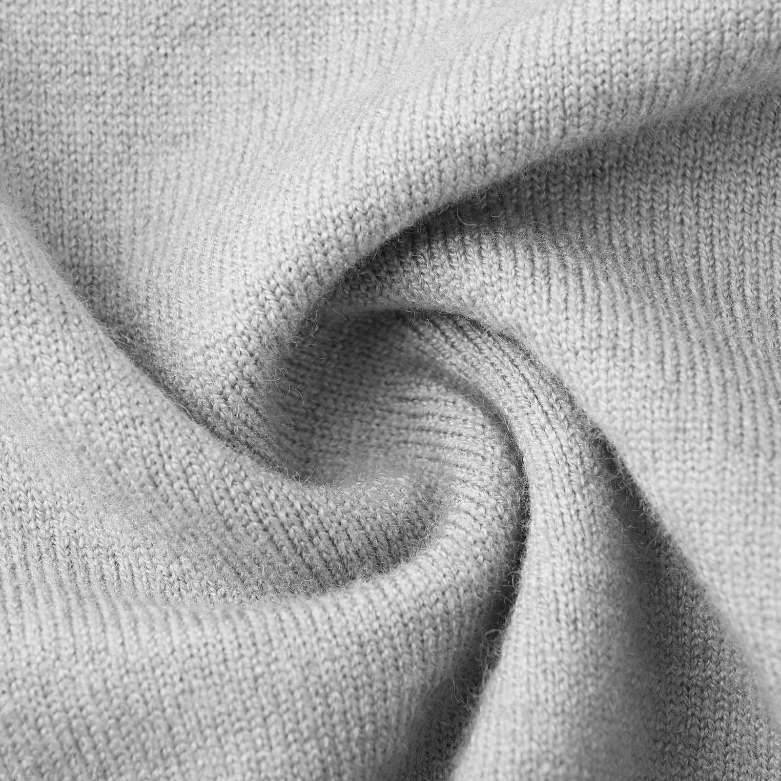 Hvot&aat Womens Solid Color Knitting Sweater Long Sleeve V Neck Classic Pullover Soft Lightweight Tops
