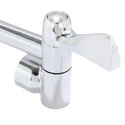 Glacier Bay 0.8 Straight Adjustable Shower Arm in Chrome, Grey