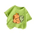 thumbnail image 3 of Zecgelong T-Shirt Décontracté à Manches Courtes pour Garçons et Filles, Col Rond, Imprimé Animal de Dessin Animé, Taille 2-4 Ans, 3 of 3