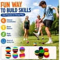 thumbnail image 4 of Clearance Footbag Sack for Kick Ball | Assorted Foot Bag Crochet Hacky for Adults | Juggling Balls for Beginners | Multicolored Geometric Pattern | Handmade Guatemalan Crafts, 4 of 10