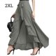 thumbnail image 4 of Pantalones de pierna ancha Qarigey para mujer Gris XXL, 4 of 6