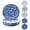 Blue And White, variant on 6/12-Piece Ceramic Dinnerware Set - 8.5/10.5” Plates for Pasta, Steak, Pizza - Dishwasher Safe - Blue/Assorted - Perfect for Parties & Gifting