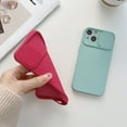 thumbnail image 4 of Allytech Solid Color Phone Case Designed for iPhone 14, [Sliding Lens Cover] [Full Camera Protection] Shockproof Soft TPU Ultra Thin & Lightweight Fashion Case for Women Men - Iceblue, 4 of 8