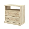 thumbnail image 3 of Walker Edison Chatham 2-Drawer Nightstand, White Oak, 3 of 14