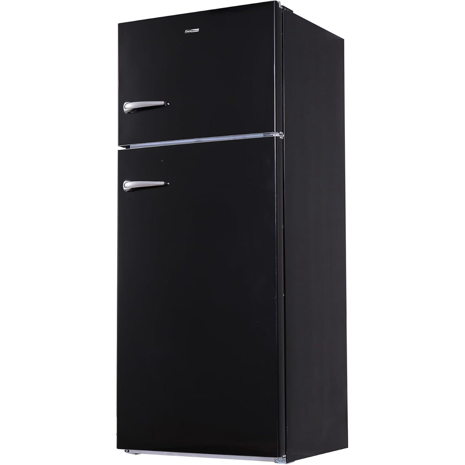 Equator Advanced Appliances Retro Refrigerator 18 cu ft w/ Ice Maker - Vintage Top Mount Fridge 110V, Bisque