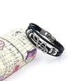 thumbnail image 2 of Men's Ornament Vintage Beaded Weave Alloy Musical Note Bracelet, 2 of 2
